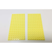 Lego Plate 8x16 Pack Of 2 Light Bright Yellow - LEGO