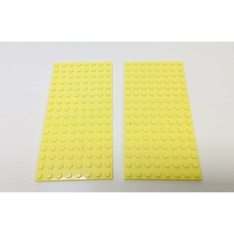 Lego Plate 8x16 Pack Of 2 Light Bright Yellow - LEGO