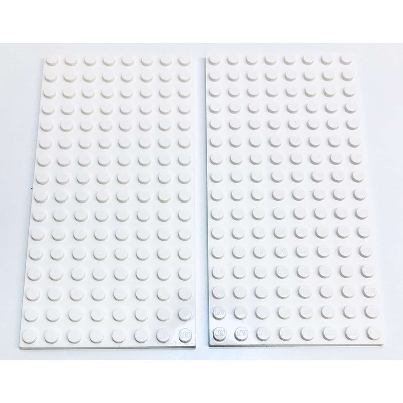 Lego Plate 8x16 Pack Of 2 White - LEGO