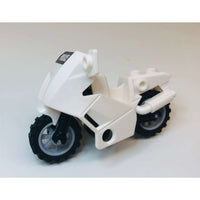 Lego Police Motorcycle / White Motorbike - LEGO