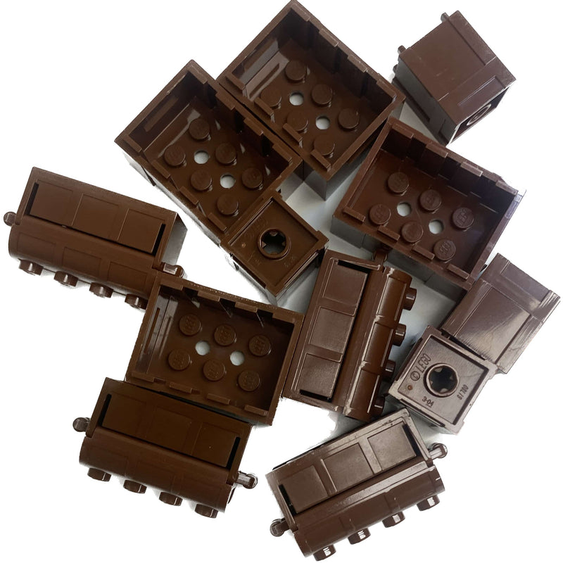 Lego Reddish Brown Barrels Crates Treasure Chests Fun Pack #57671