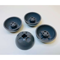 Lego Star Wars Ball Turret 3x3 Hemisphere Pack Of 4 Dark Bluish Grey #56571