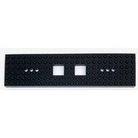 Lego Train Base 6x24 Black - LEGO
