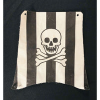 Lego Vintage Pirates Cloth Sail Black Stripes Skull And Crossbones Pattern #50427 - LEGO